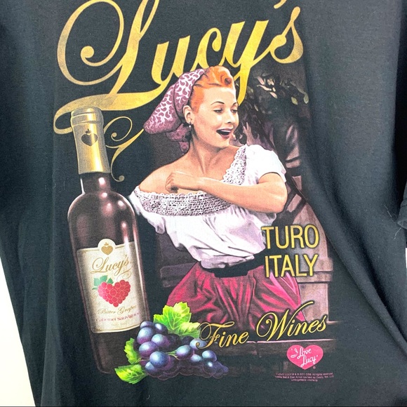 I Love Lucy “Turo Italy” Graphic Men’s Tee | Sz L - Picture 3 of 6